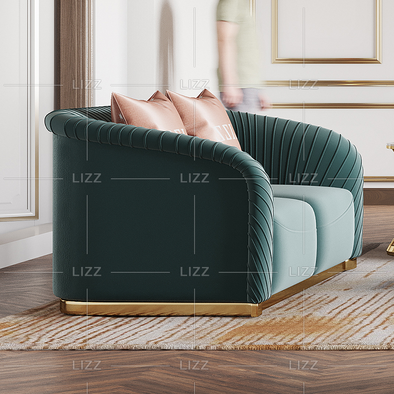 Sofá de tela con revestimiento individual para sala de estar