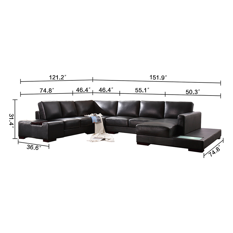 Sofa de cuero