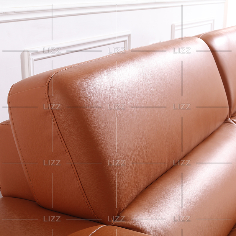 Sofá de sala de estar pequeño clásico naranja