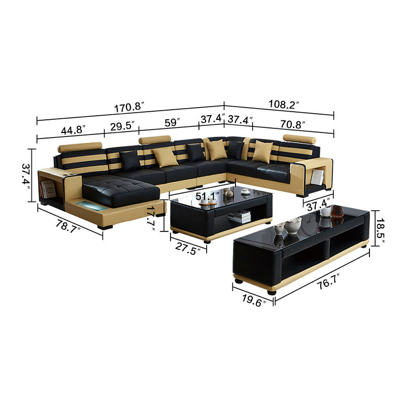 Sofa de cuero