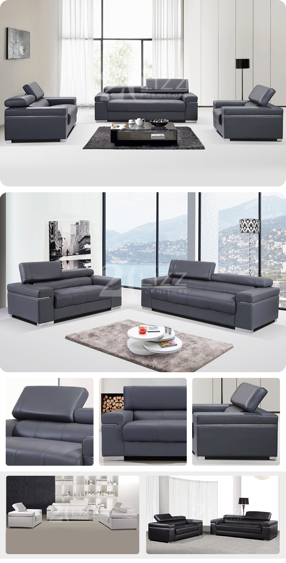 Sofa de cuero