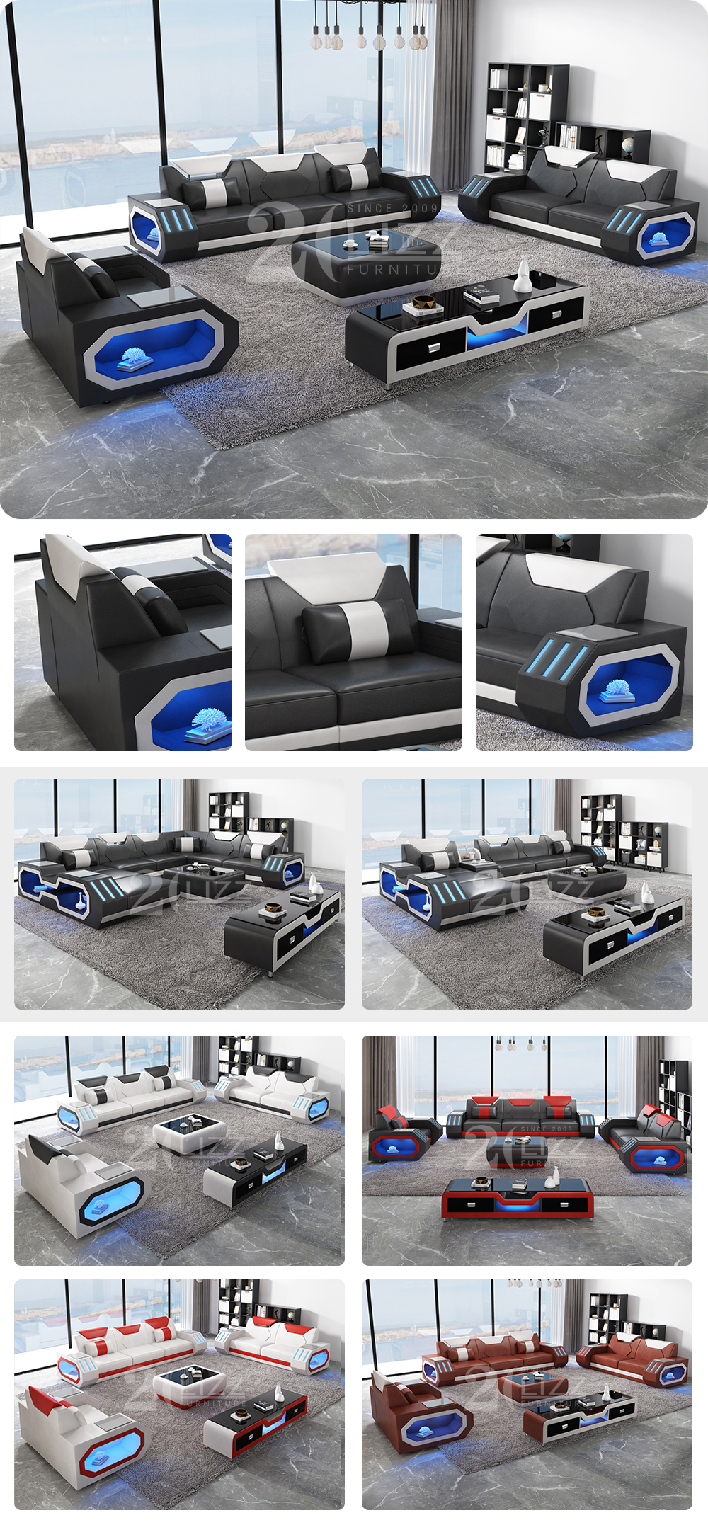 Sofa de cuero