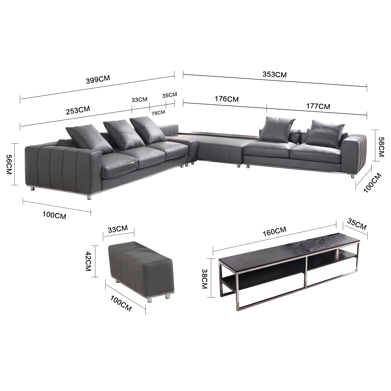 Sofa de cuero