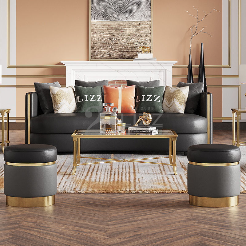 SoFa de tela contemporánea de alta gama para sala de estar