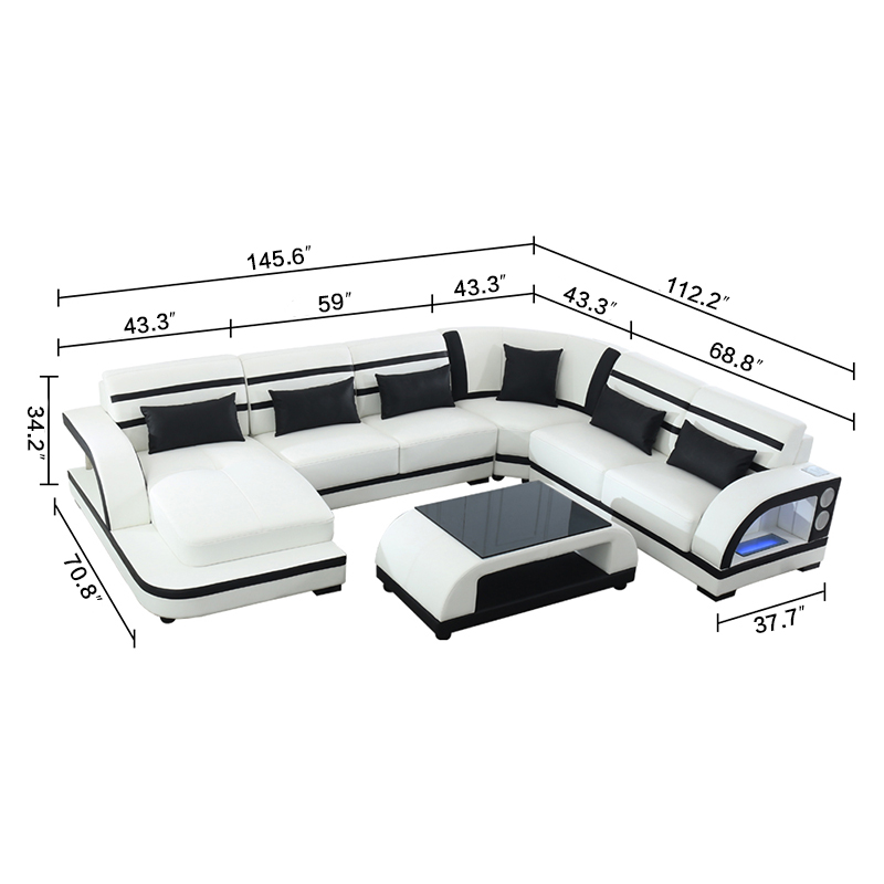 Sofa de cuero
