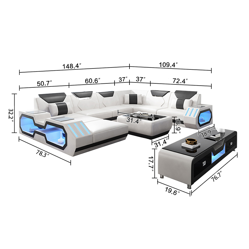 Sofa de cuero