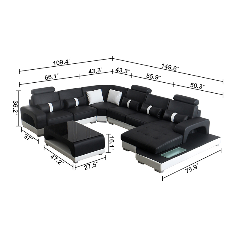 Sofa de cuero