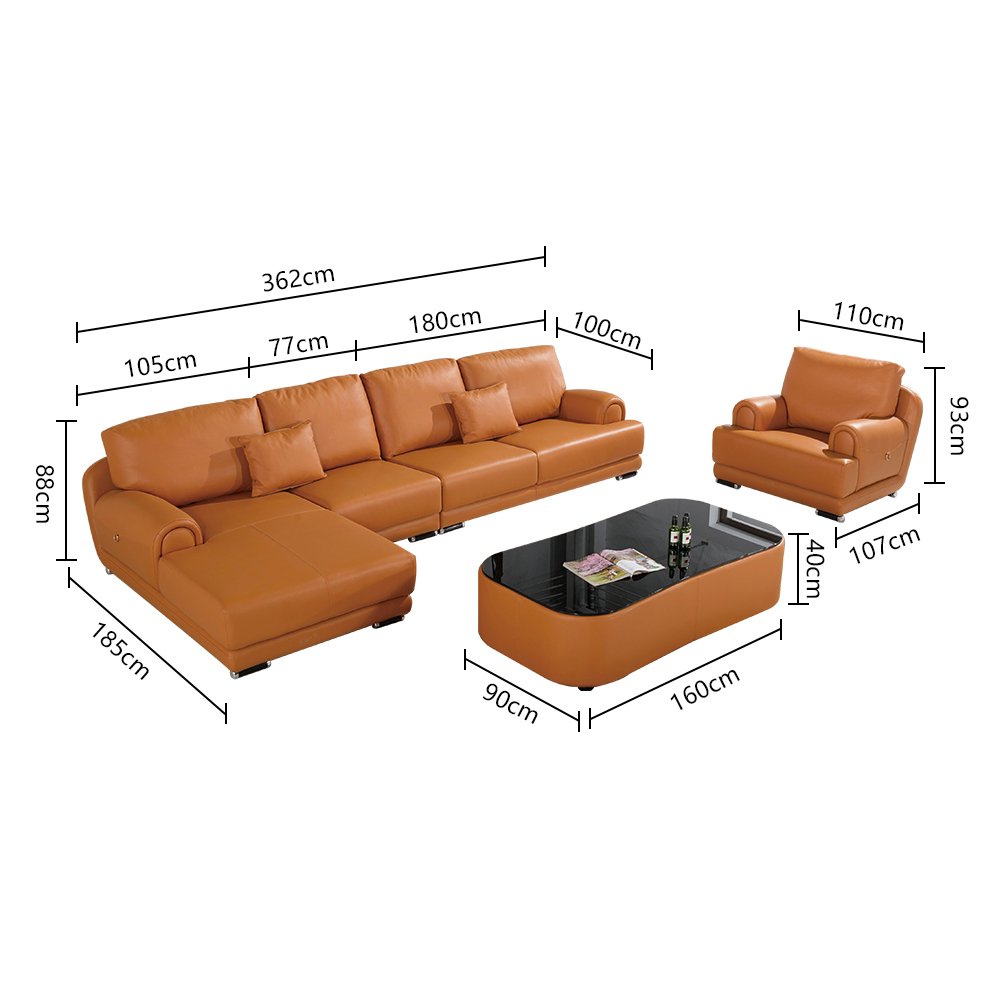 Sofa de cuero