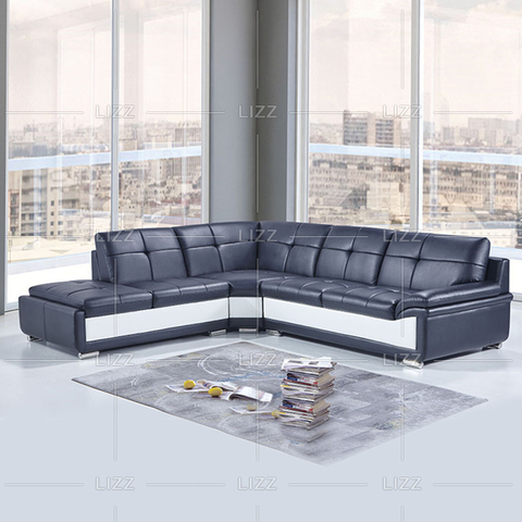 Conjunto de muebles Sofá de cuero de alta calidad de esquina