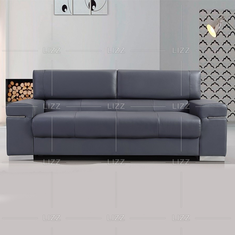Sofá tradicional gris pequeño para sala de estar