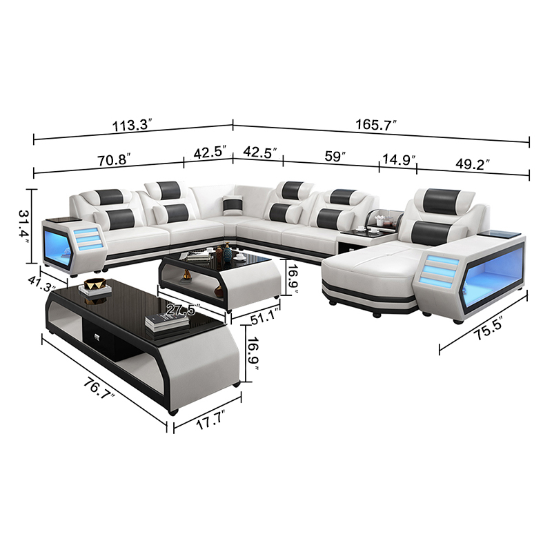 Sofa de cuero