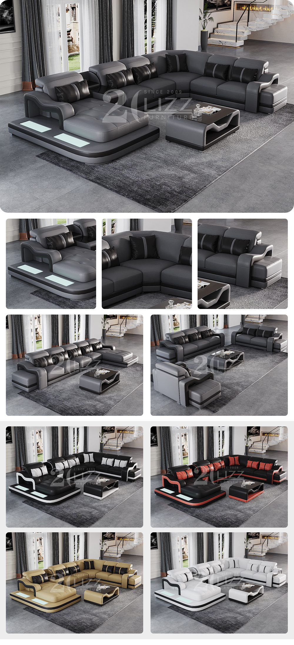Sofa de cuero