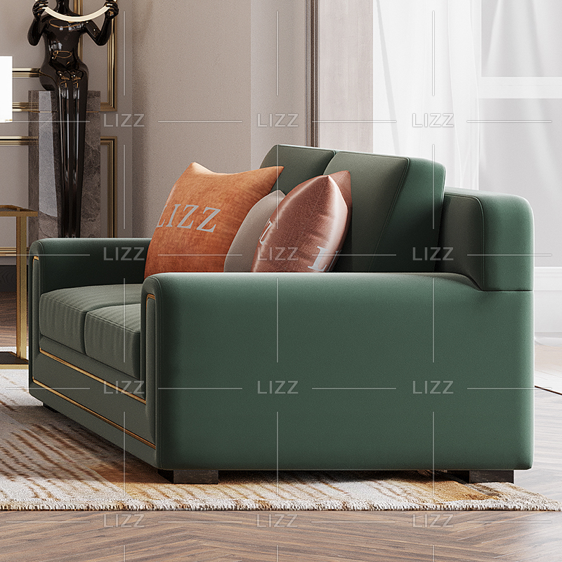 Sofá de tela de 3 plazas seccional para sala de estar