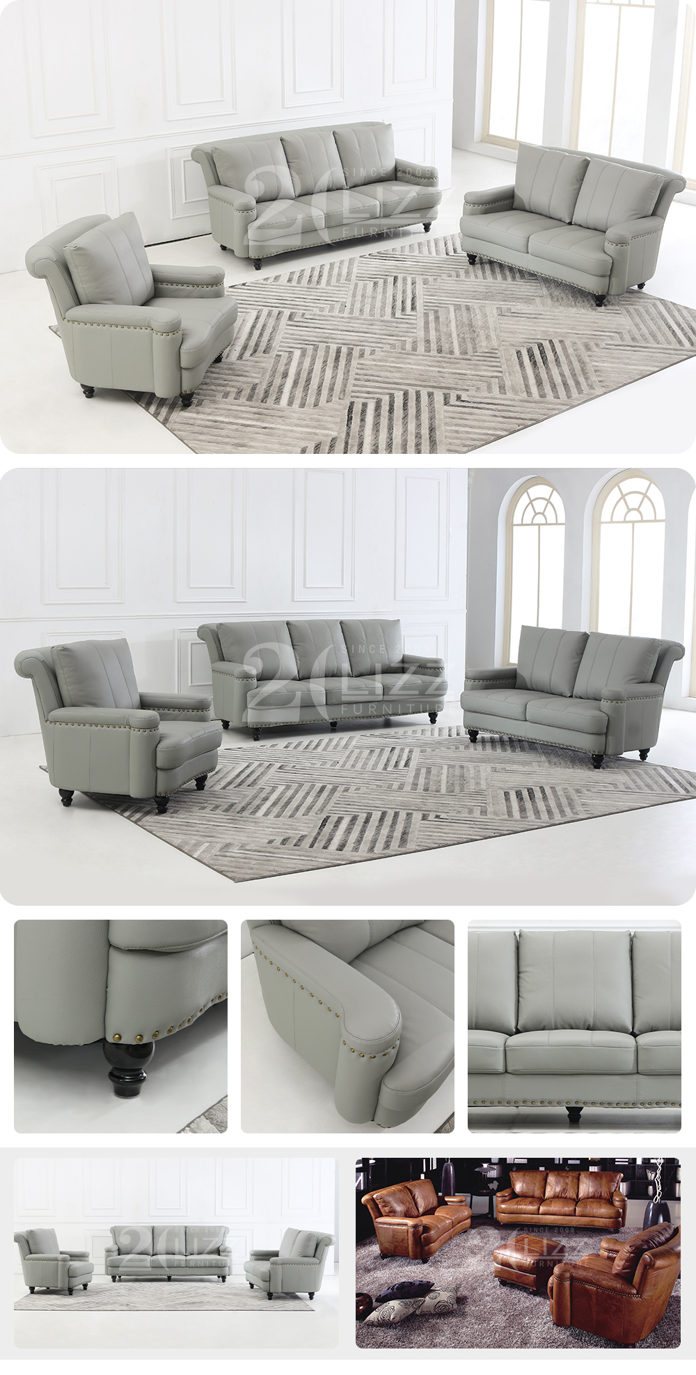 Sofa de cuero