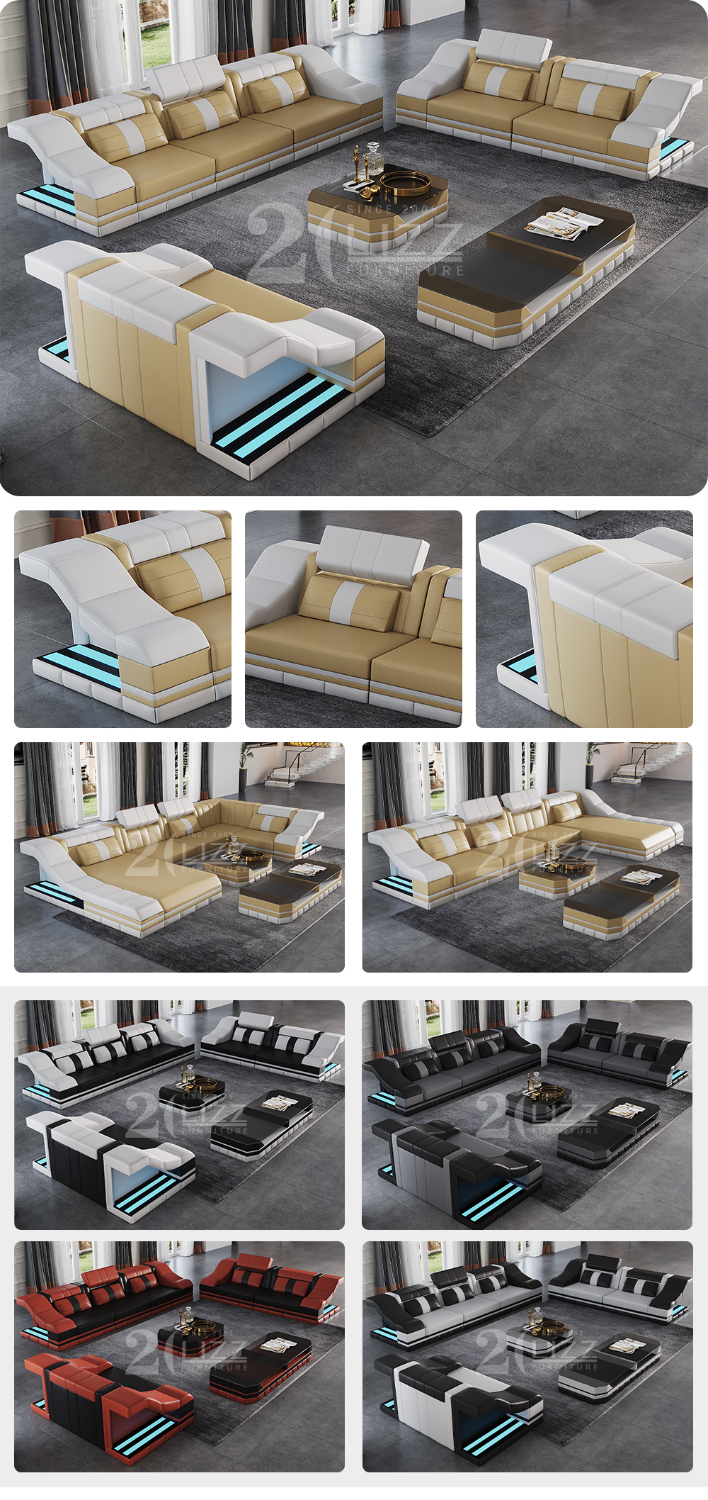 Sofa de cuero