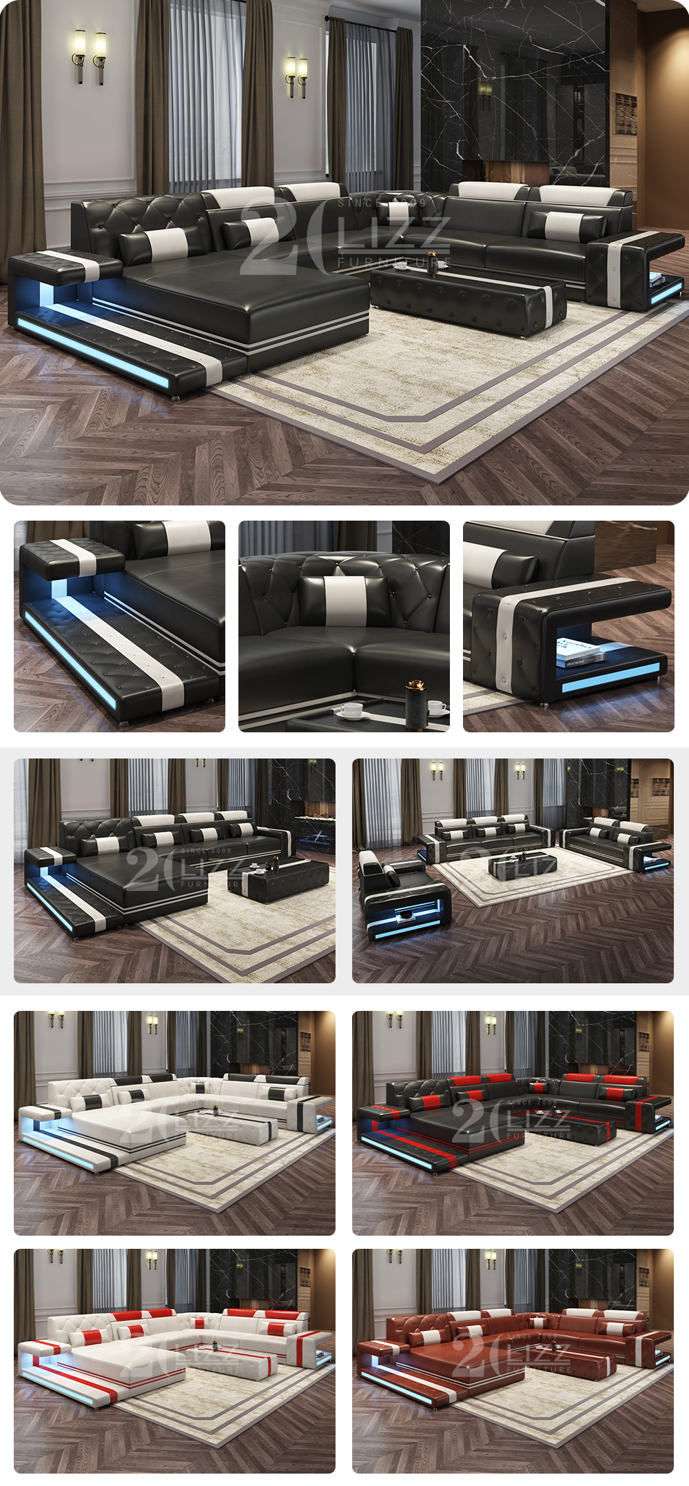 Sofa de cuero