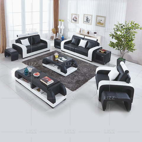 Juego de muebles Sofá de cuero de alta calidad de ocio