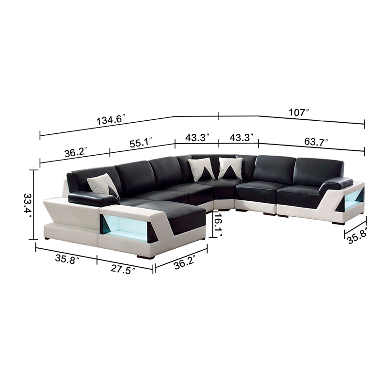 Sofa de cuero