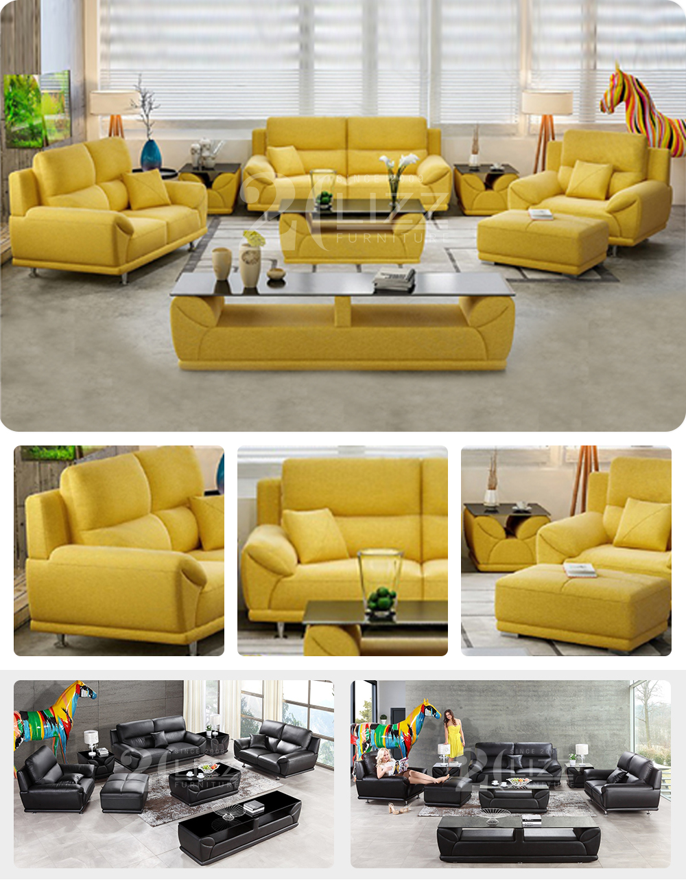 Sofa de cuero