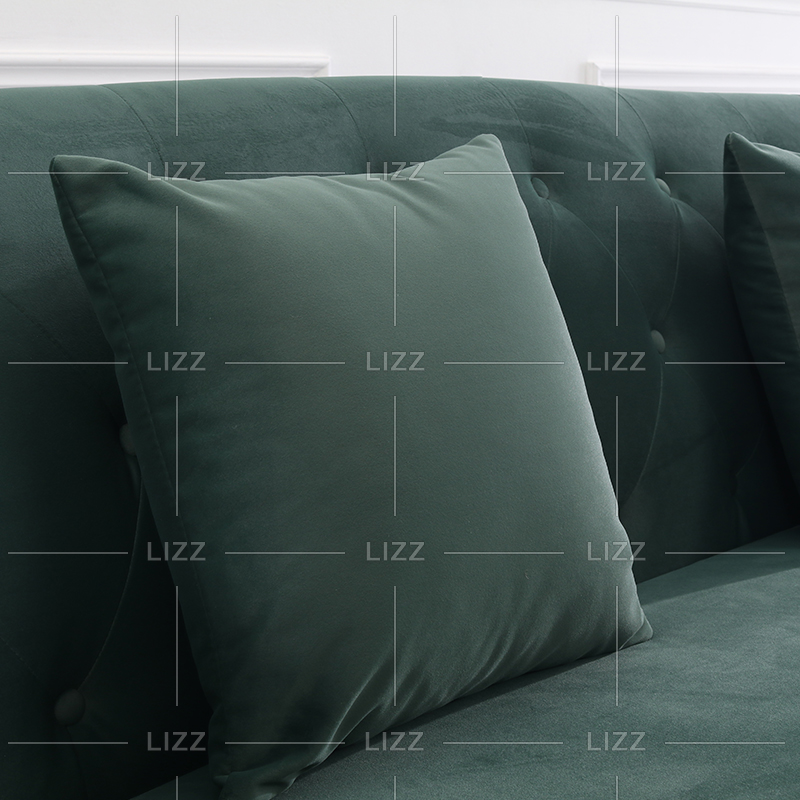 Sofá moderno de tela de lona de muebles