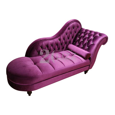 Sofá de sala de estar con chaise americano Chesterfield