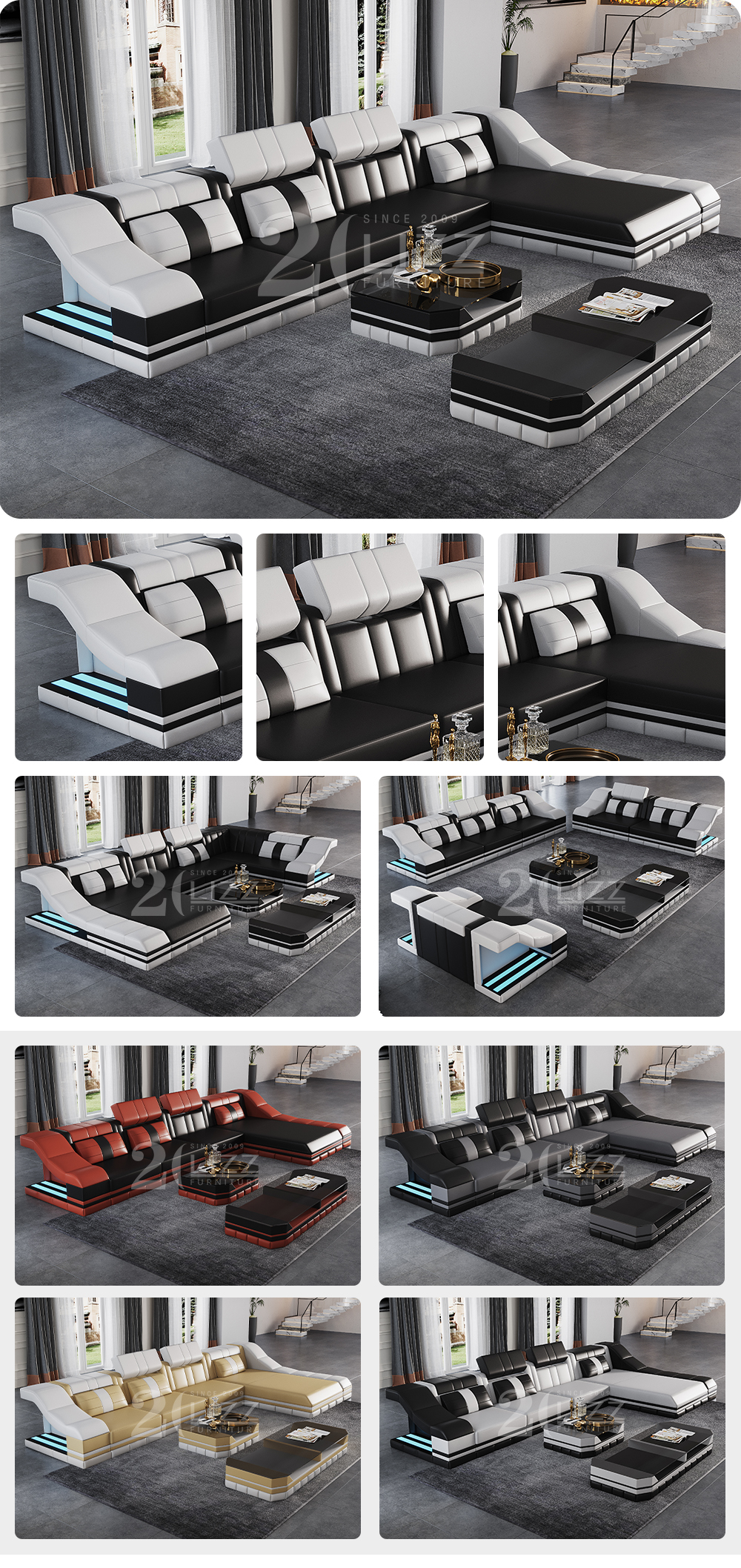Sofa de cuero